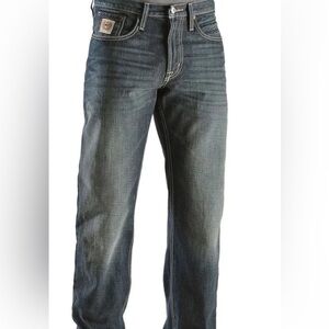 NWT Cinch Arenaflex White Label Relaxed Fit Dark Blue Jeans 44x34